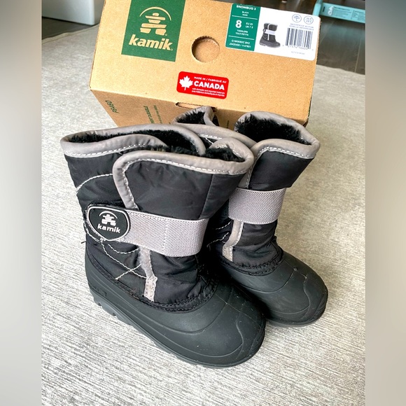 Kamik winter boots toddler size 8 - Picture 1 of 5